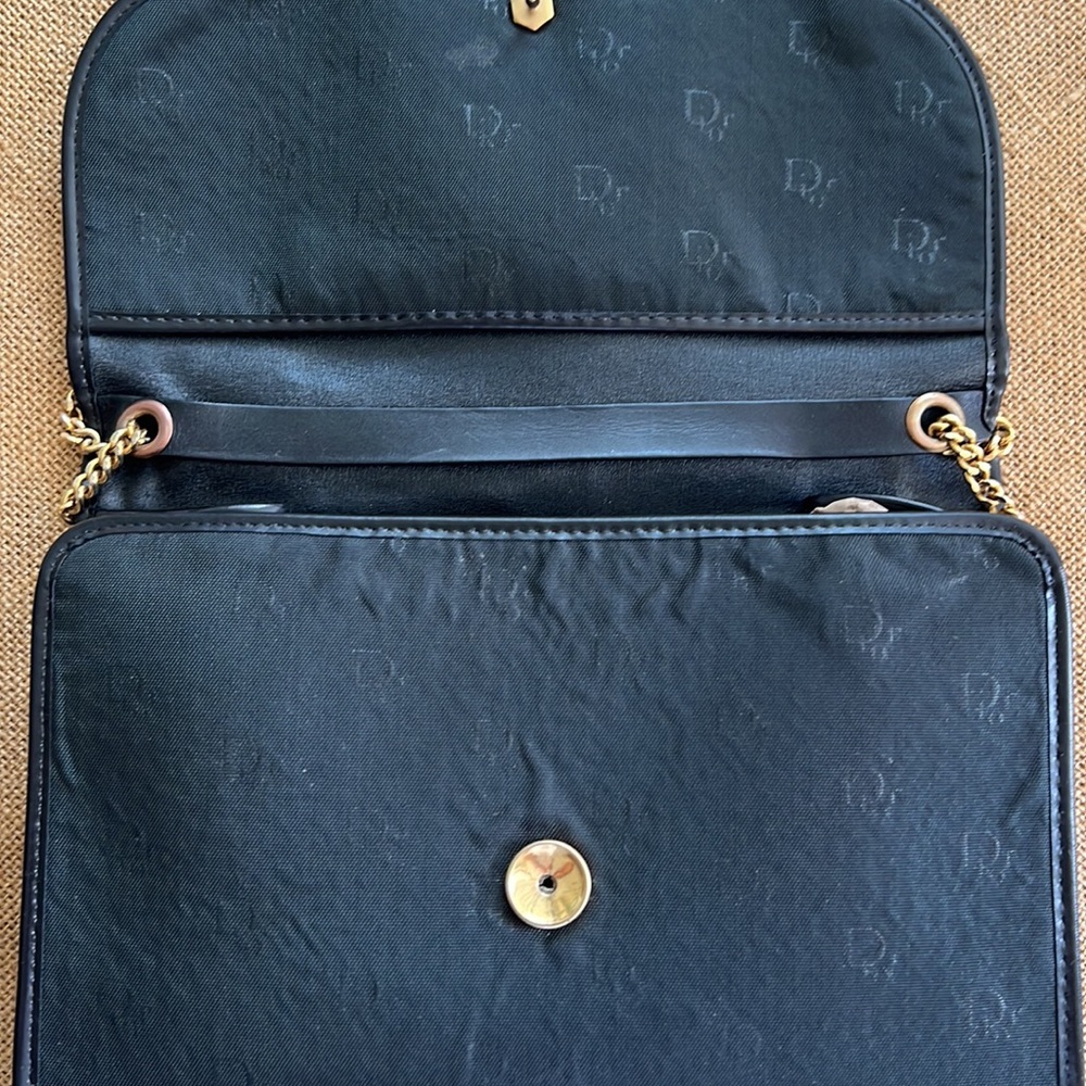 Christian Dior vintage purse / shoulder bag CD black - Picture 4 of 8